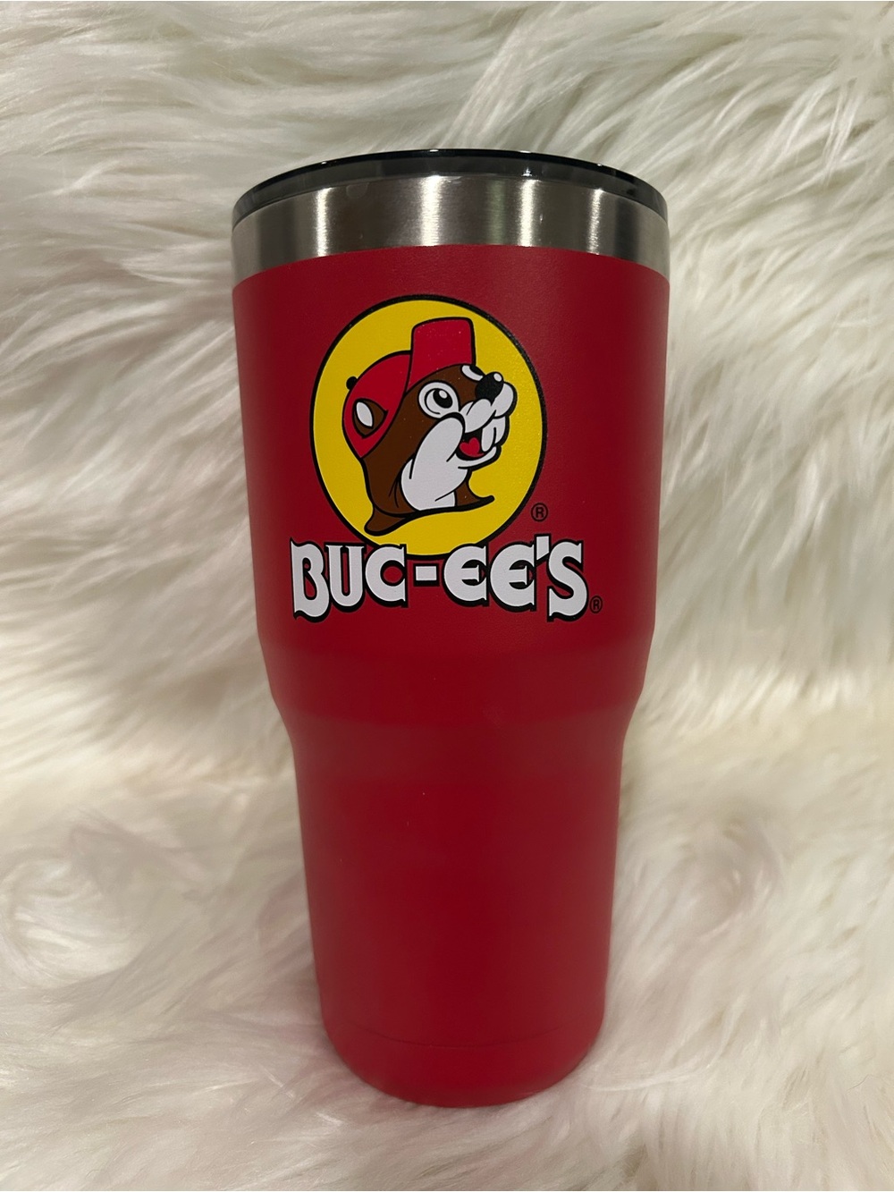 Buc-ee's Red Stainless Steel Travel Tumbler